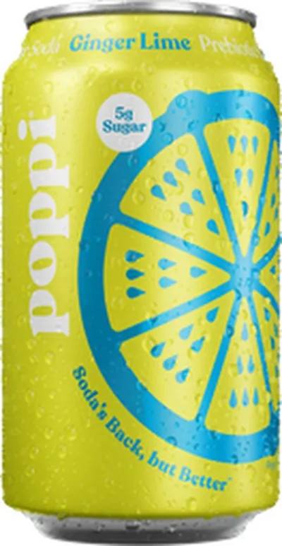 Poppi dós ginger lime