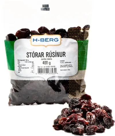 H-berg rúsínur stórar