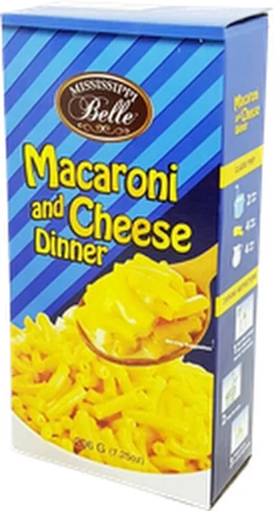 Mississippi Belle makkarónur og ostur