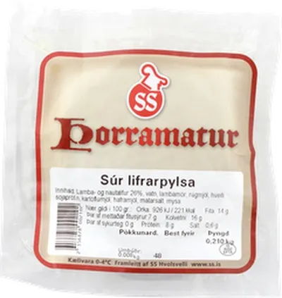 SS súr lifrarpylsa