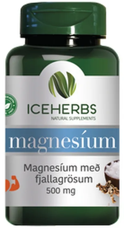 ICEHERBS magnesíum m/fjallagrösum