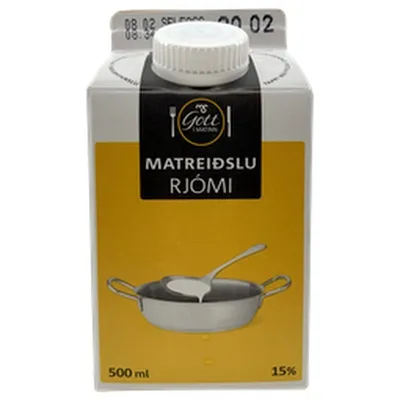 MS matreiðslurjómi 15% 500 ml