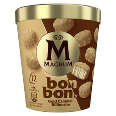 Magnum bonbon gold caramel