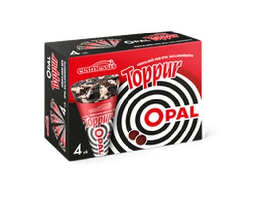 Emmessís opal toppur m. saltlakkrísdýfu