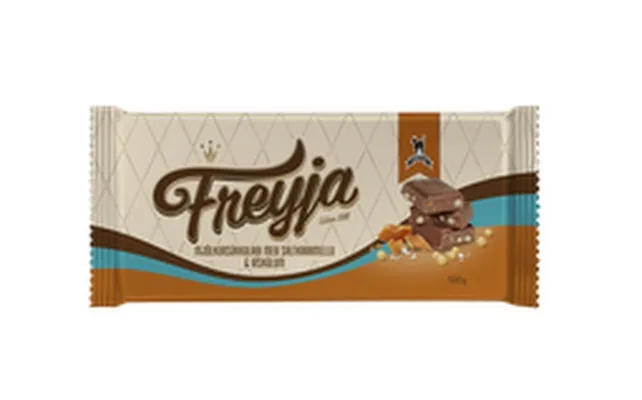 Freyju súkkulaði með saltkaramellu & rís