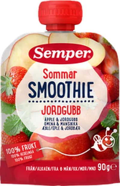 Semper smoothie jarðarberja