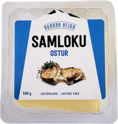 MS samlokuostur sneiðar