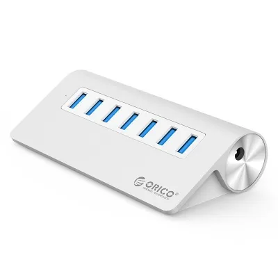 ORICO 7-porta USB3.0 fjöltengi í álhúsi