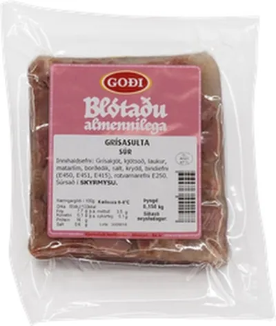 Goða grísasulta súr