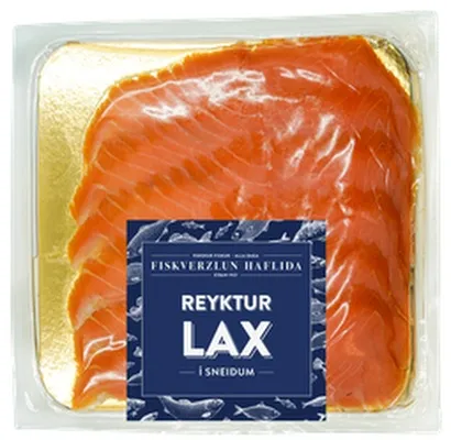 Fiskverzlun Hafliða reyktur lax sneiddur