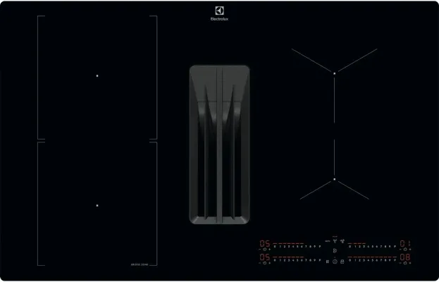 Electrolux spanhelluborð með gufugleypi HHHB865C