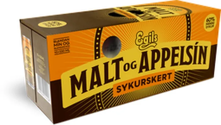 Egils malt&appelsín sykurskert 10 dósir