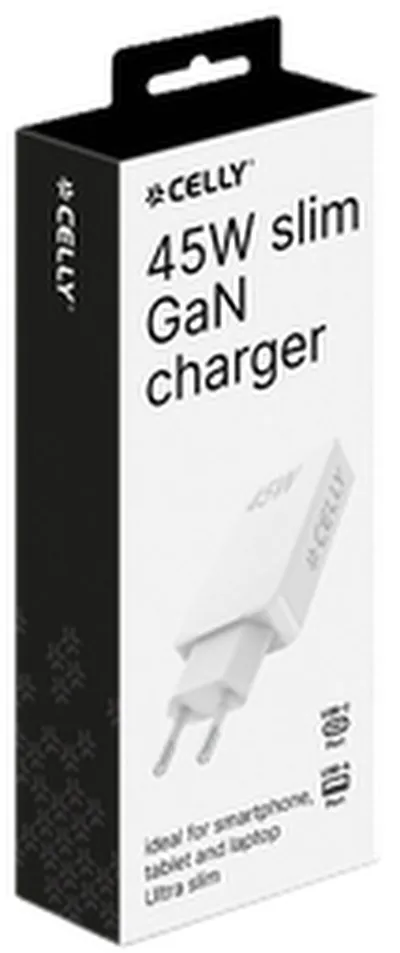 Celly 45w vegghleðsla usb-c/usb-a