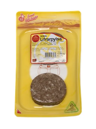 SS lifrarpylsa 2 sneiðar soðin