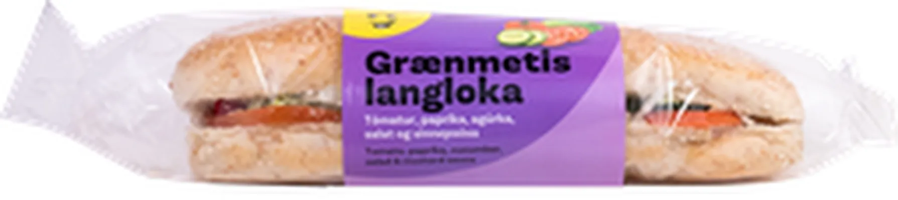 Krónu grænmetislangloka