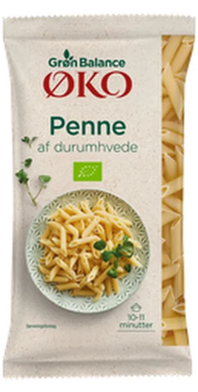 Grön Balance penne rigatte