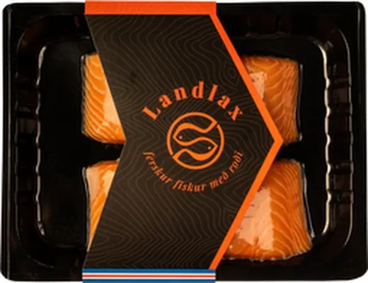 Landlax laxabitar með roði