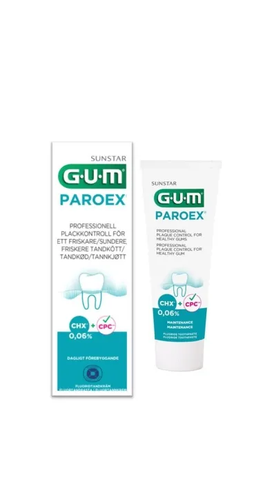 GUM - GUM Paroex tannkrem 0,06%