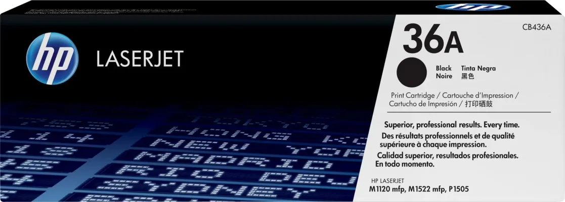 HP 36A dufthylki - Svart