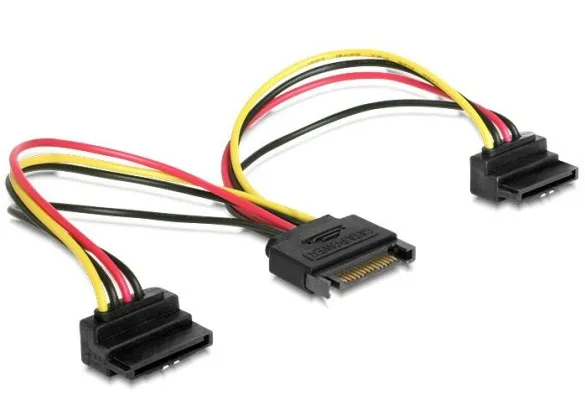 SATA í 2 x SATA straumdeilir Cablexpert