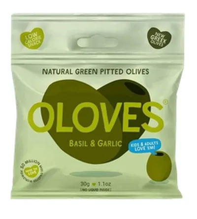 Oloves ólífur m/basil og hvítlauk