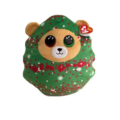 TY - Squish a Boo, Everett Christmas Tree Bear 35cm