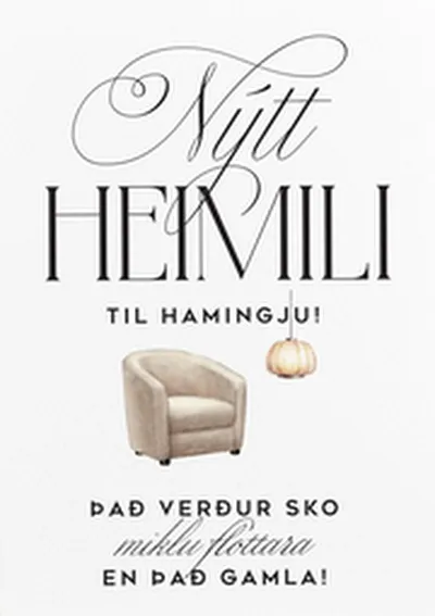 Studio Vast tækifæriskort nýtt heimili