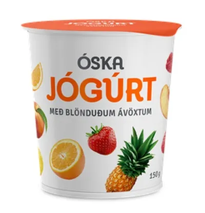 MS óskajógúrt m/blönduðum ávöxtum