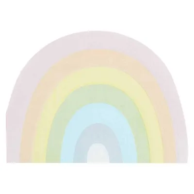 GINGER RAY - Pastel Regnboga Servíettur 