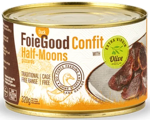 Foiegood duck confit gizzards