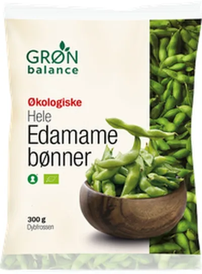 Grön Balance edamame heilar baunir