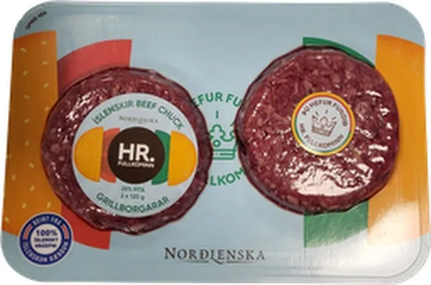 Norðlenska chuck grillborgarar 120g