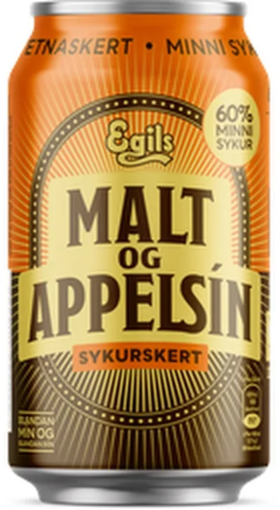 Egils malt&appelsín dós sykurskert