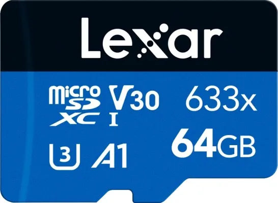 Lexar 633x 64GB R95 microSDXC (V30)