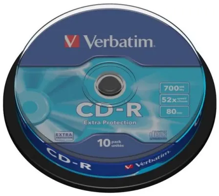 Verbatim CD-R skrifanlegir diskar - 10 stk í pakka
