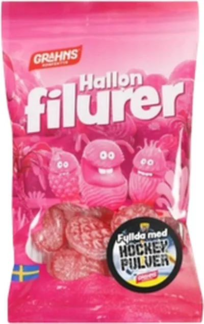 Grahns brjóstsykur hallonfillurer