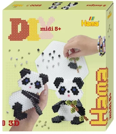 HAMA - Gjafakassi 2500 stk 3D panda