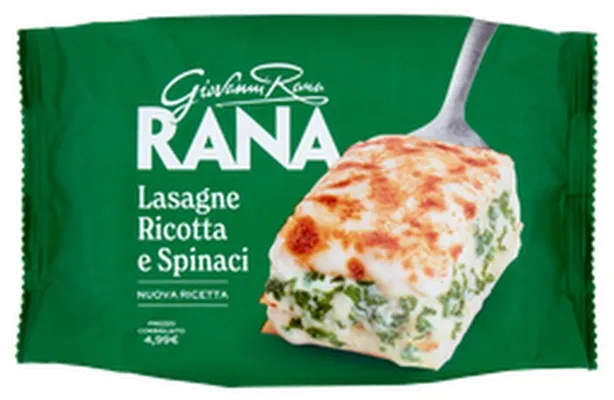 Rana lasagne ricotta spínat