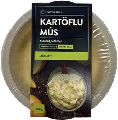 Matseðill kartöflumús