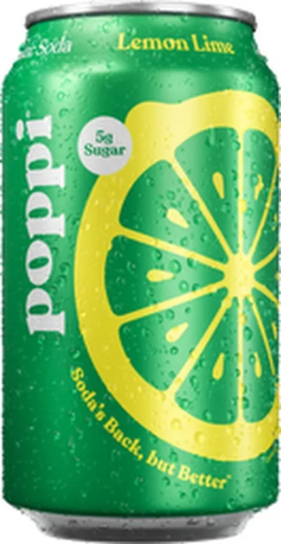 Poppi dós lemon lime