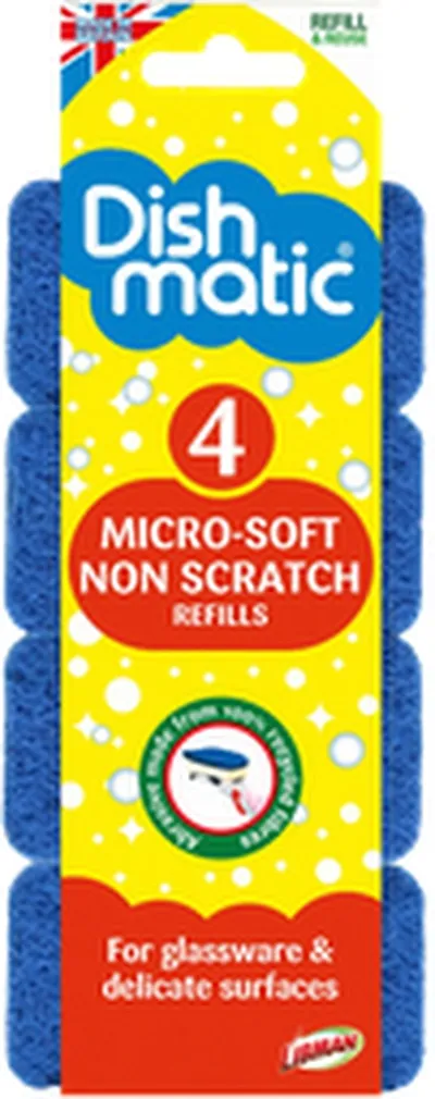 Dishmatic uppþvottaburstasvampar micro soft