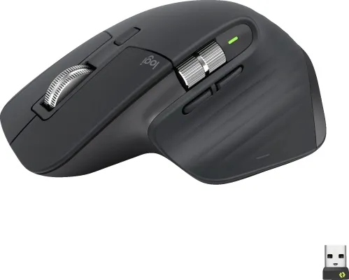 Logitech MX Master 3S þráðlaus tölvumús - Dökkgrá
