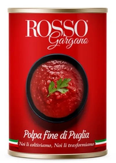 Rosso Gargano tómatar polpa hakkaðir