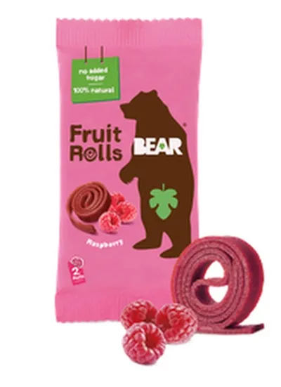 Bear fruit rolls hindber