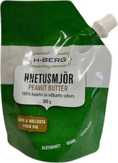 H-berg hnetusmjör 300g skvísa