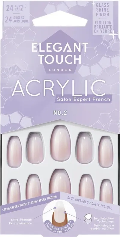 ELEGANT TOUCH - Acrylic French 02 Coffin