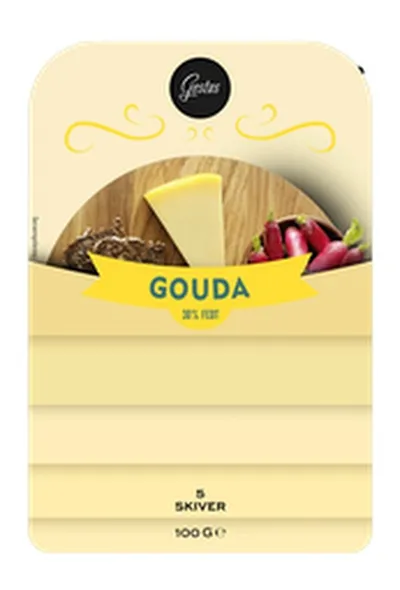 Gestus gouda í sneiðum