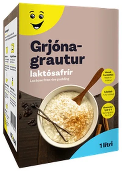 Krónu grjónagrautur laktósafrír