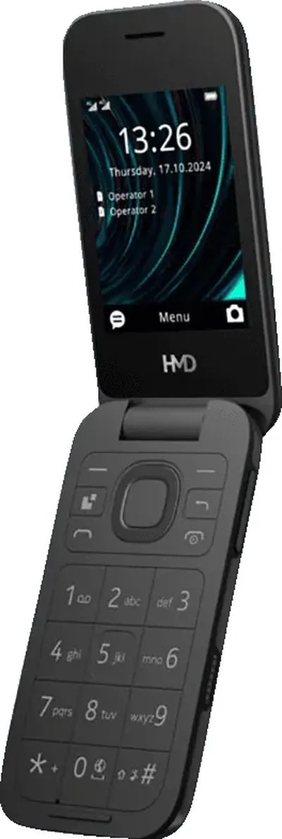 HMD 2660 samlokusími - Svartur