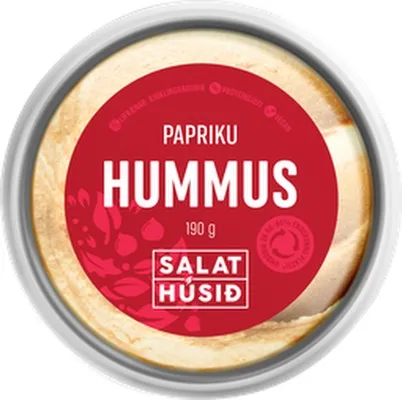 Salathúsið Papríku hummus